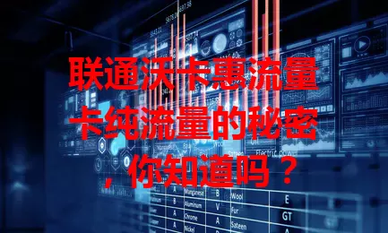 联通沃卡惠流量卡纯流量的秘密，你知道吗？