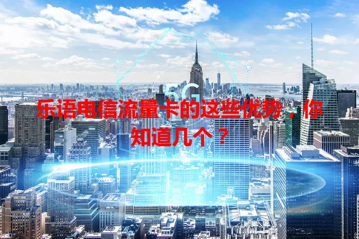 乐语电信流量卡的这些优势，你知道几个？