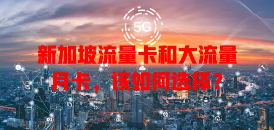 新加坡流量卡和大流量月卡，该如何选择？