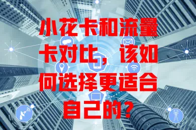 小花卡和流量卡对比，该如何选择更适合自己的？