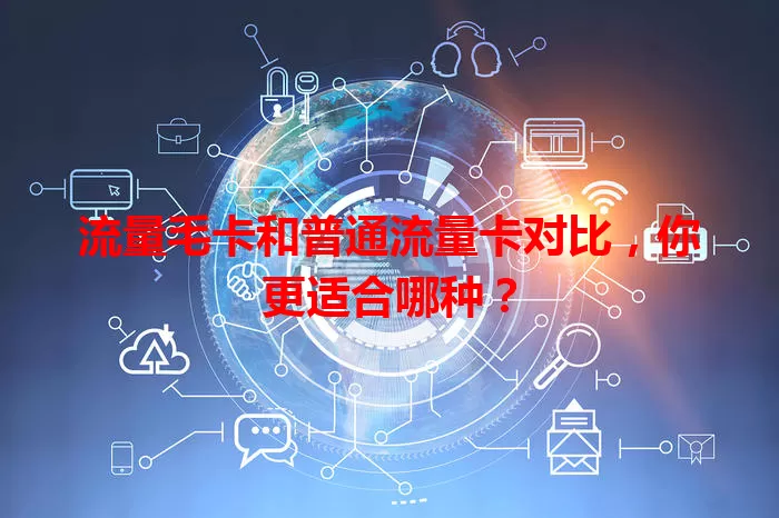 流量毛卡和普通流量卡对比，你更适合哪种？