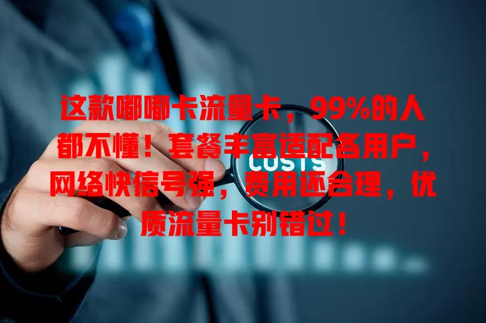 这款嘟嘟卡流量卡，99%的人都不懂！套餐丰富适配各用户，网络快信号强，费用还合理，优质流量卡别错过！