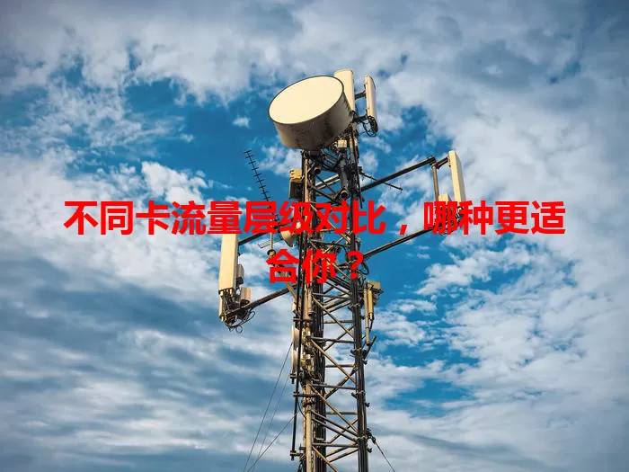 不同卡流量层级对比，哪种更适合你？