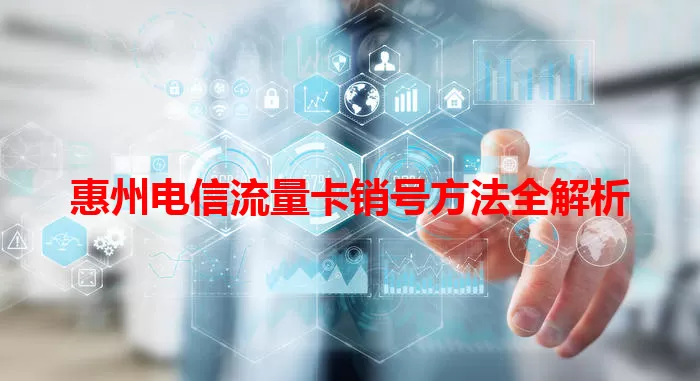 惠州电信流量卡销号方法全解析
