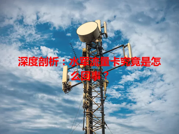 深度剖析：水军流量卡究竟是怎么回事？