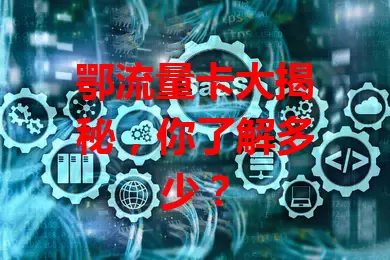 鄂流量卡大揭秘，你了解多少？