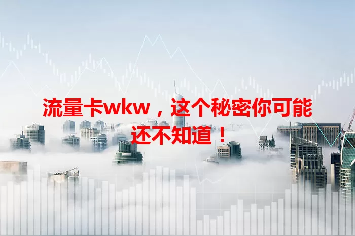 流量卡wkw，这个秘密你可能还不知道！
