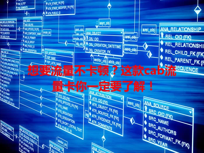 想要流量不卡顿？这款cab流量卡你一定要了解！