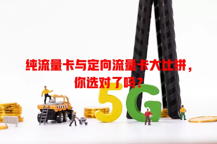 纯流量卡与定向流量卡大比拼，你选对了吗？