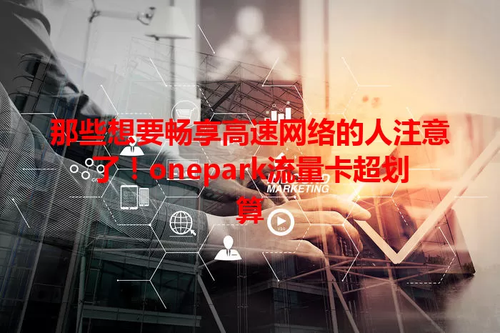 那些想要畅享高速网络的人注意了！onepark流量卡超划算