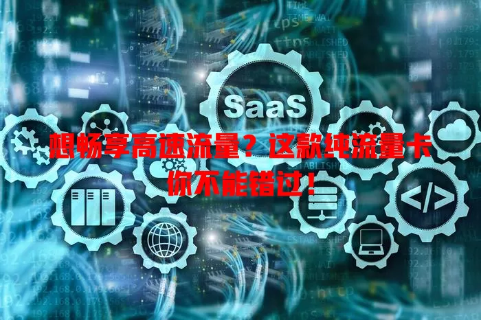 想畅享高速流量？这款纯流量卡你不能错过！