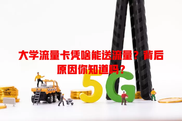 大学流量卡凭啥能送流量？背后原因你知道吗？