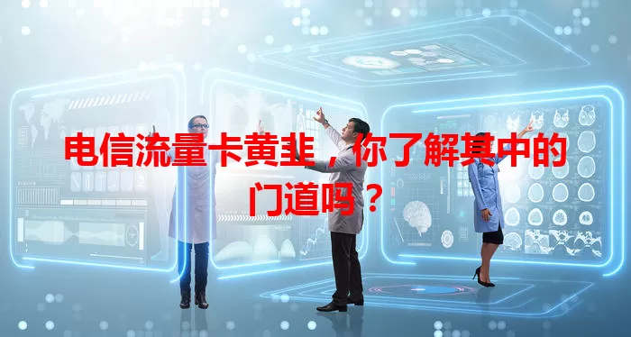 电信流量卡黄韭，你了解其中的门道吗？