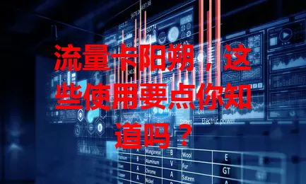 流量卡阳朔，这些使用要点你知道吗？