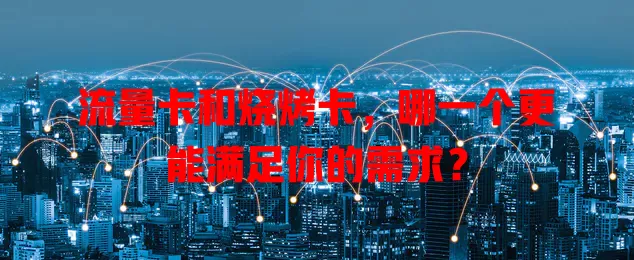 流量卡和烧烤卡，哪一个更能满足你的需求？