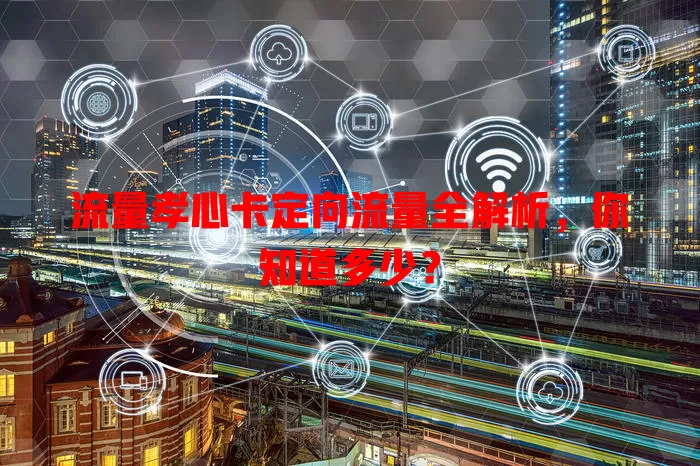 流量孝心卡定向流量全解析，你知道多少？