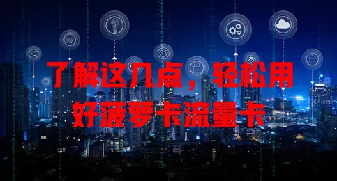 了解这几点，轻松用好菠萝卡流量卡
