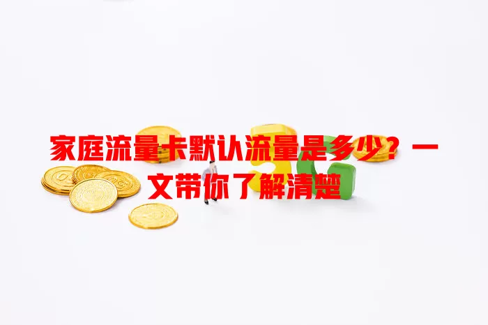 家庭流量卡默认流量是多少？一文带你了解清楚