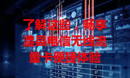 了解这些，畅享澧县电信无线流量卡便捷体验