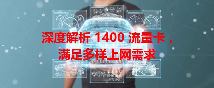 深度解析 1400 流量卡，满足多样上网需求