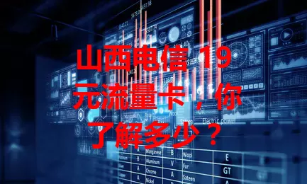 山西电信 19 元流量卡，你了解多少？
