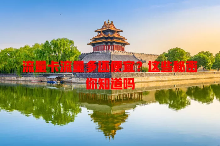 流量卡流量多还便宜？这些秘密你知道吗