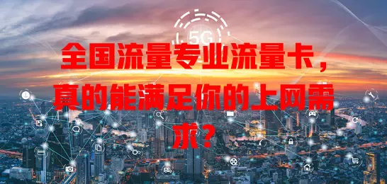 全国流量专业流量卡，真的能满足你的上网需求？