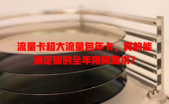 流量卡超大流量包年卡，真的能满足你的全年用网需求？