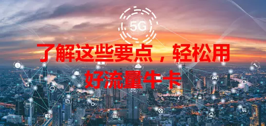 了解这些要点，轻松用好流量牛卡