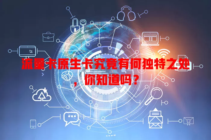 流量卡原生卡究竟有何独特之处，你知道吗？