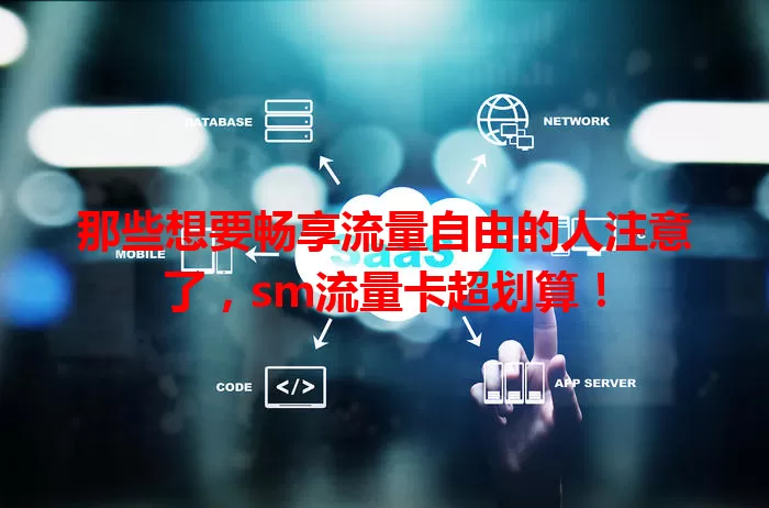 那些想要畅享流量自由的人注意了，sm流量卡超划算！