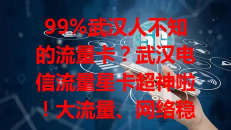 99%武汉人不知的流量卡？武汉电信流量星卡超神啦！大流量、网络稳、资费优、服务贴心，畅享网络便利就靠它！