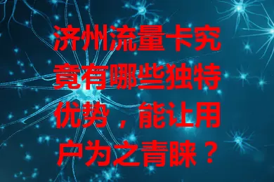 济州流量卡究竟有哪些独特优势，能让用户为之青睐？