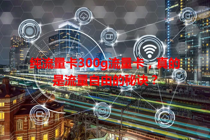 纯流量卡300g流量卡，真的是流量自由的秘诀？