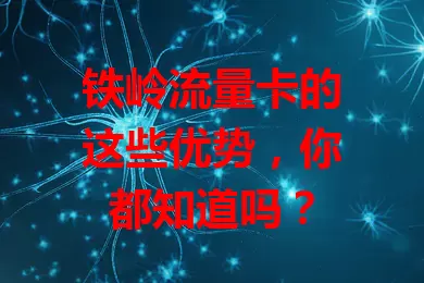 铁岭流量卡的这些优势，你都知道吗？