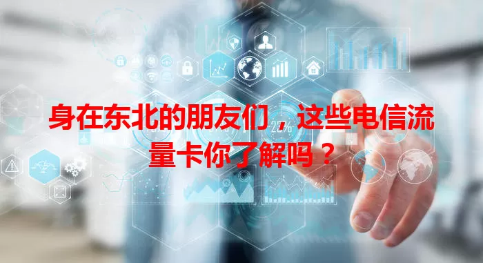 身在东北的朋友们，这些电信流量卡你了解吗？