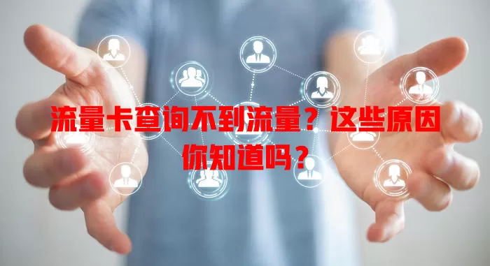 流量卡查询不到流量？这些原因你知道吗？