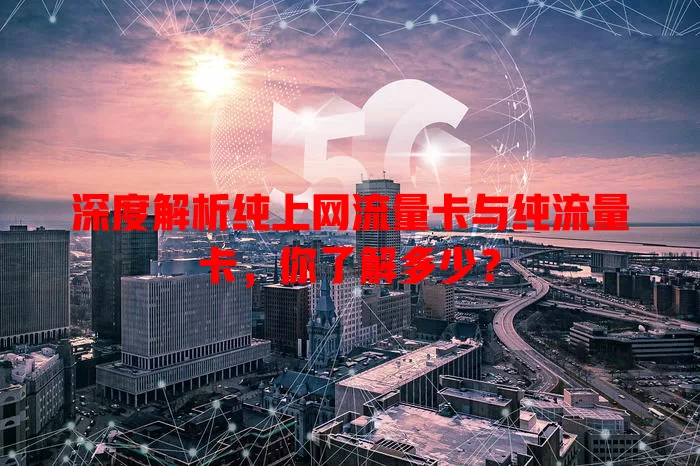 深度解析纯上网流量卡与纯流量卡，你了解多少？