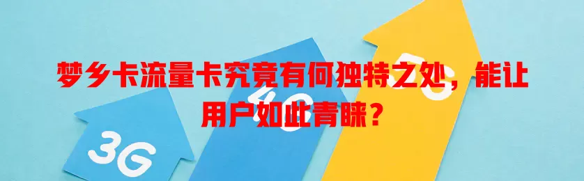 梦乡卡流量卡究竟有何独特之处，能让用户如此青睐？