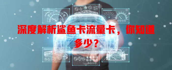深度解析鲨鱼卡流量卡，你知道多少？