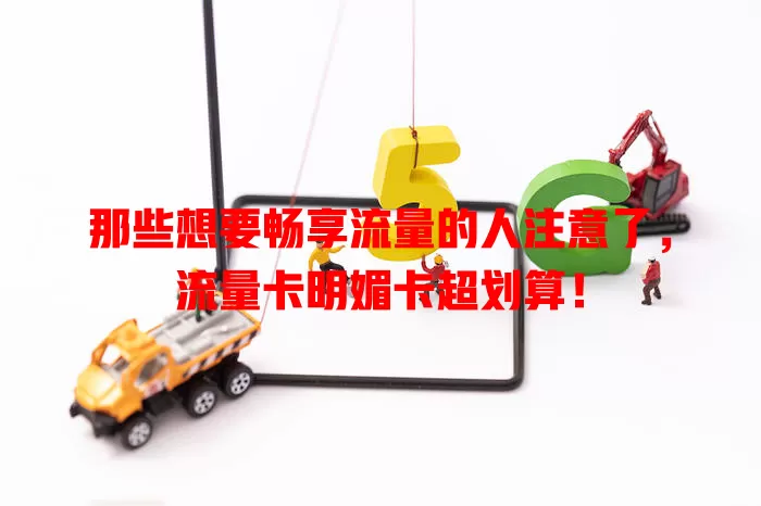 那些想要畅享流量的人注意了，流量卡明媚卡超划算！