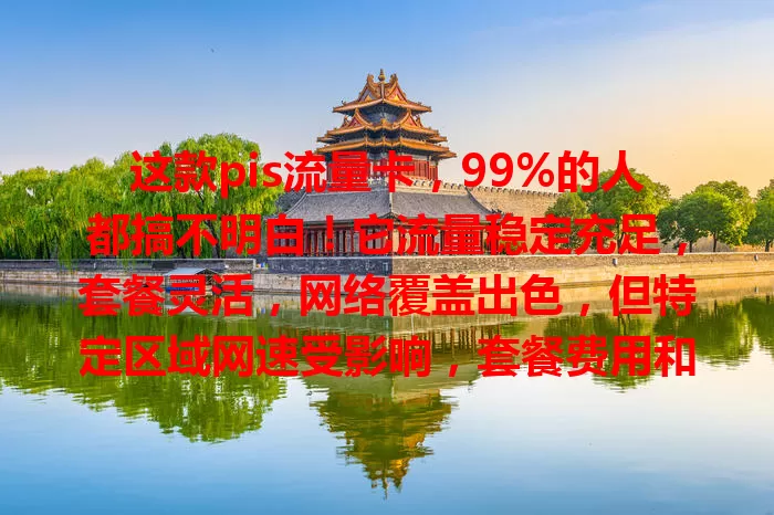 这款pis流量卡，99%的人都搞不明白！它流量稳定充足，套餐灵活，网络覆盖出色，但特定区域网速受影响，套餐费用和规则较难理解，总体仍值得考虑