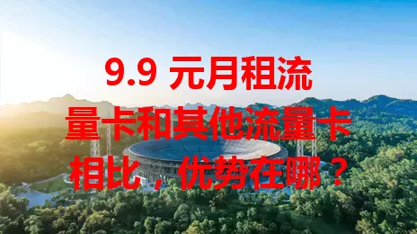9.9 元月租流量卡和其他流量卡相比，优势在哪？