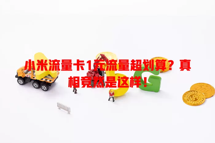 小米流量卡1元流量超划算？真相竟然是这样！