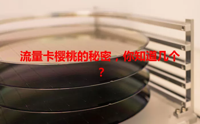 流量卡樱桃的秘密，你知道几个？