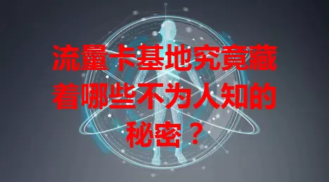 流量卡基地究竟藏着哪些不为人知的秘密？