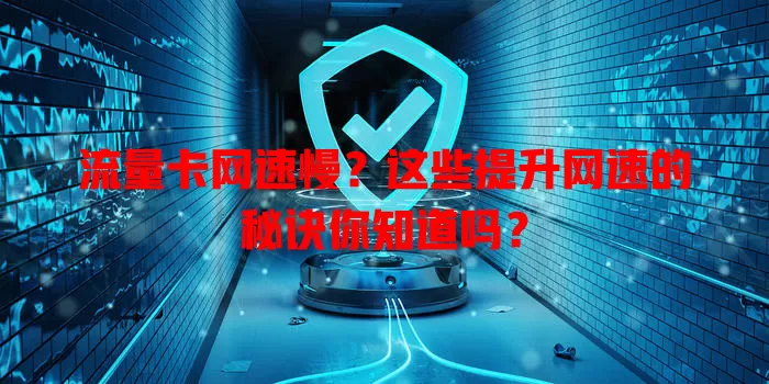 流量卡网速慢？这些提升网速的秘诀你知道吗？