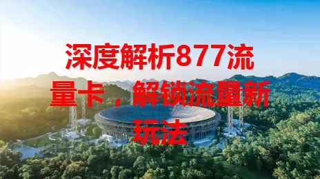 深度解析877流量卡，解锁流量新玩法