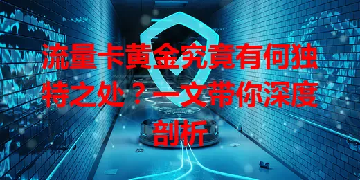 流量卡黄金究竟有何独特之处？一文带你深度剖析