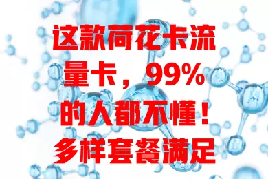 这款荷花卡流量卡，99%的人都不懂！多样套餐满足不同需求，网络稳费用省，办理简便，是热门之选，助你畅享网络便利